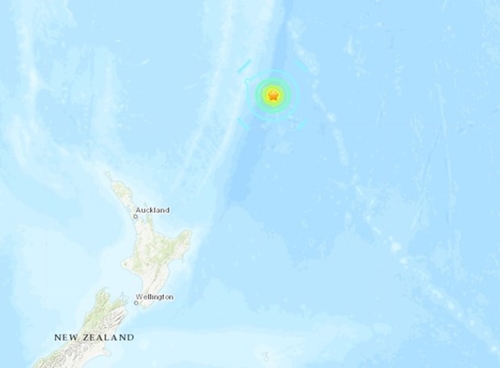 New Zealand: Không có nguy cơ sóng thần sau động đất tại quần đảo Kermadec